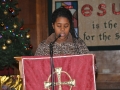 Lorna Hamoud, our youngest reader