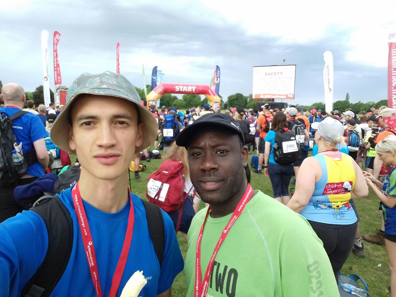 Start of walk